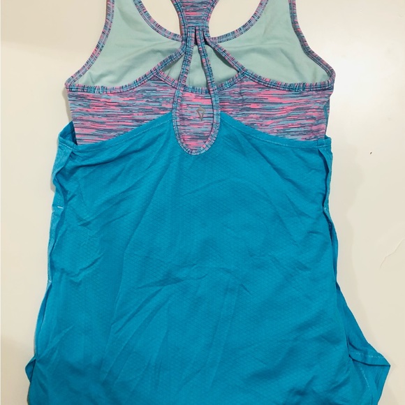 Blue and pink Iviiva tank top - Picture 2 of 3